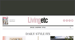 Desktop Screenshot of livingetc.com